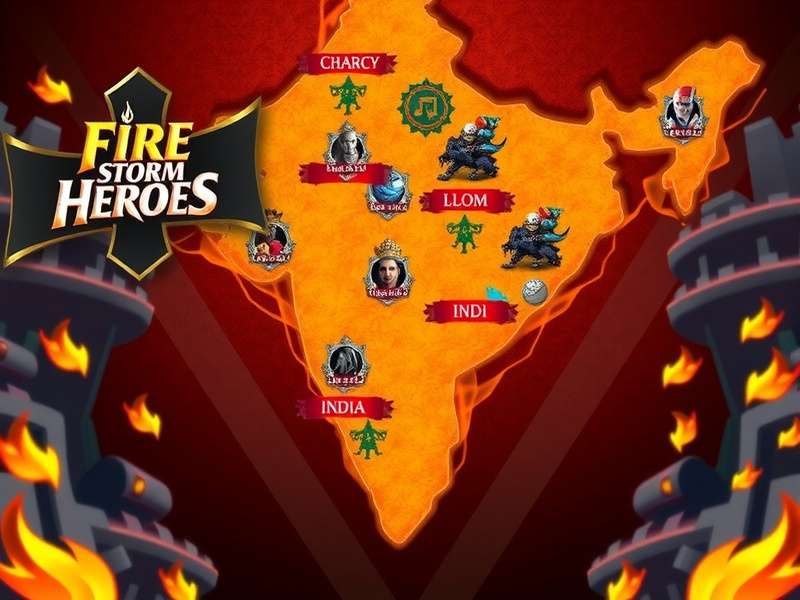 Fire Storm Heroes Game Banner